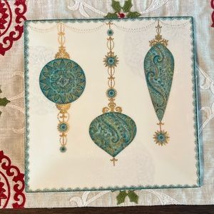 Constantina Turquoise Serving Plate